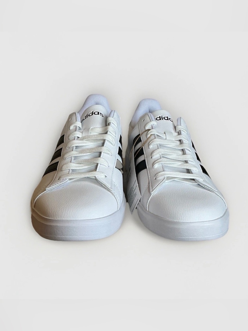 Adidas Grand Court Shoes Mens White Black Outdoor GW9195 - Picture 3 of 7